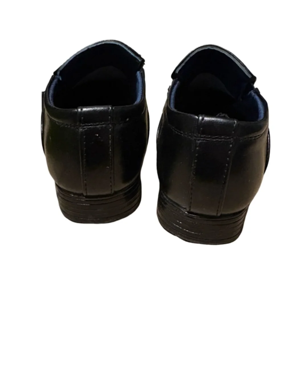 Kids Leather Black Slip-On Dress Shoes - size 9C
